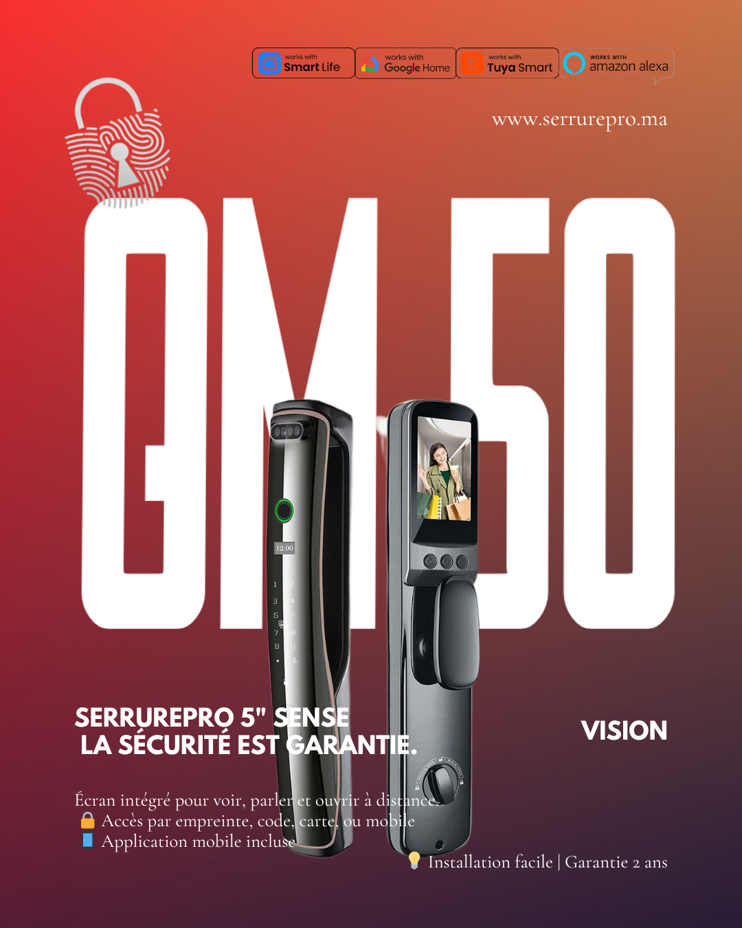 Serrure intelligente QM50