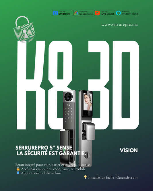 Serrure intelligente K8 3D